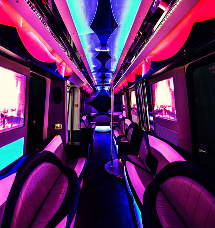 interior party bus